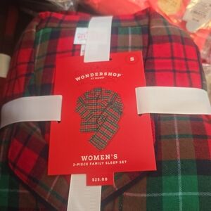 Wondershop Women's Plaid Sleep Set